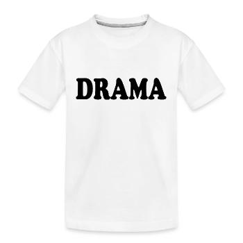 Drama - Kinder Premium Bio T-Shirt - Weiß - Vorne