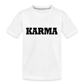 Karma - T-shirt bio Premium Enfant - blanc - Devant