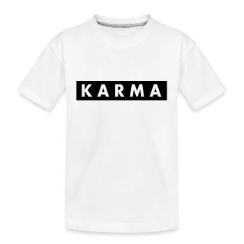 Karma - T-shirt bio Premium Enfant - blanc - Devant
