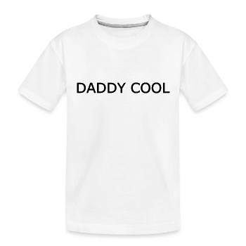 Daddy cool - Kids' Premium Organic T-Shirt - white - Front