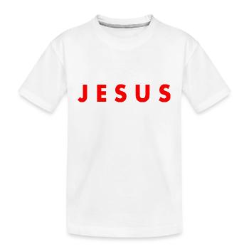 Jesus - T-shirt bio Premium Enfant - blanc - Devant