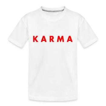 Karma - T-shirt bio Premium Enfant - blanc - Devant