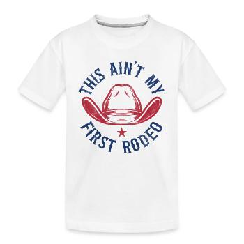 C’est mon premier rodéo - T-shirt bio Premium Enfant - blanc - Devant
