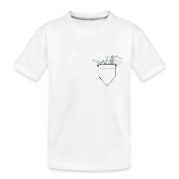 Plantes de poche - T-shirt bio Premium Enfant - blanc - Devant