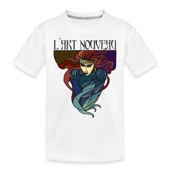 L'Art Nouveau - T-shirt bio Premium Enfant - blanc - Devant