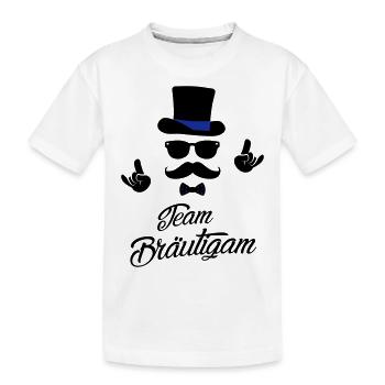team Groom Bräutigam Polterabend Hochzeit - T-shirt bio Premium Enfant - blanc - Devant