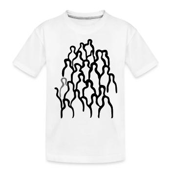 Contestataire - T-shirt bio Premium Enfant - blanc - Devant