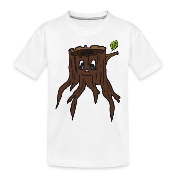 La petite souche bob - T-shirt bio Premium Enfant - blanc - Devant
