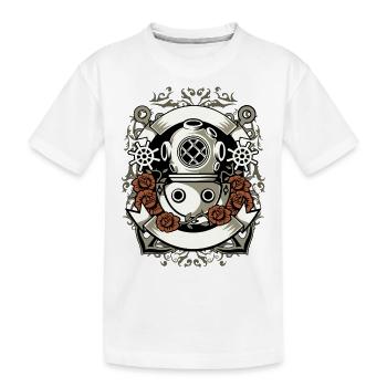Diver - T-shirt bio Premium Enfant - blanc - Devant