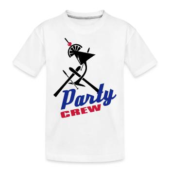 apres_ski_party_crew_3c - Kinder Premium Bio T-Shirt - Weiß - Vorne