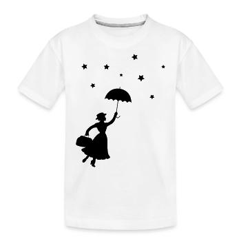 Mrs. Umbrella - Kids' Premium Organic T-Shirt - white - Front
