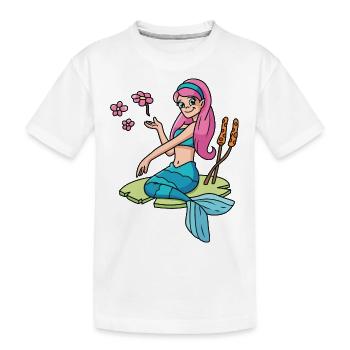 Sirène - T-shirt bio Premium Enfant - blanc - Devant