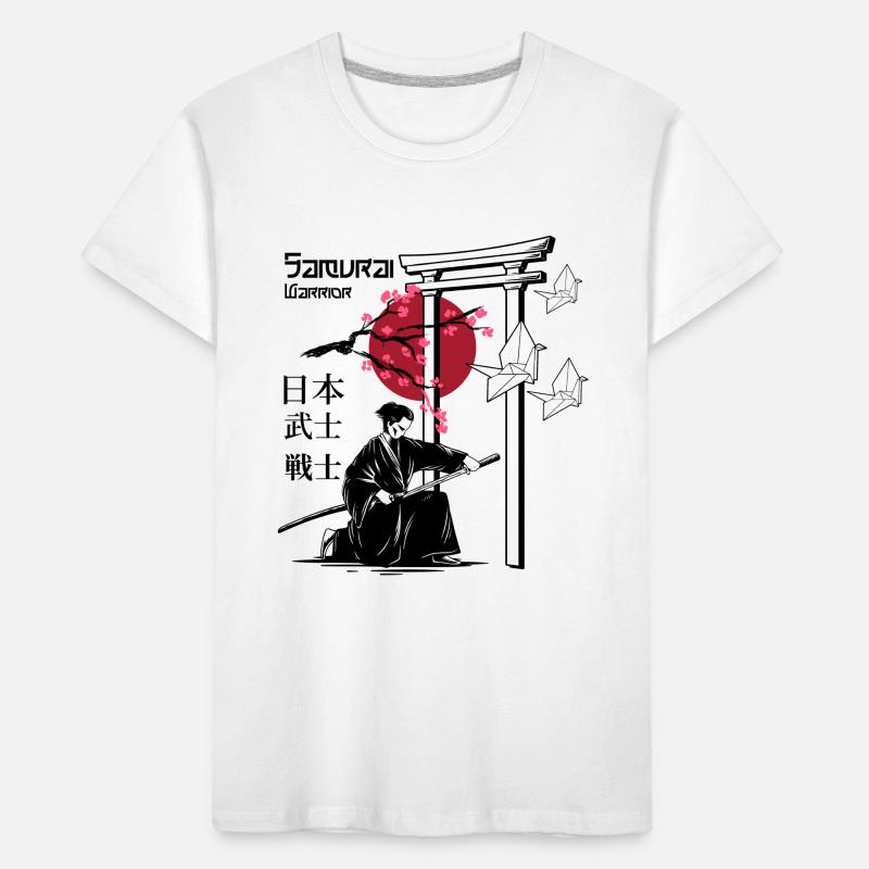 Samurai Warrior Kids' Premium Organic T-Shirt