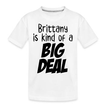 Die Bretagne ist eine große Sache - Kinder Premium Bio T-Shirt - Weiß - Vorne