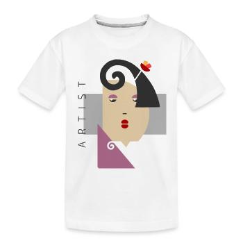 Artiste - T-shirt bio Premium Enfant - blanc - Devant
