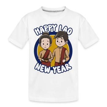 Laos Laote Lao Lao New Year I Gift - Kids' Premium Organic T-Shirt - white - Front