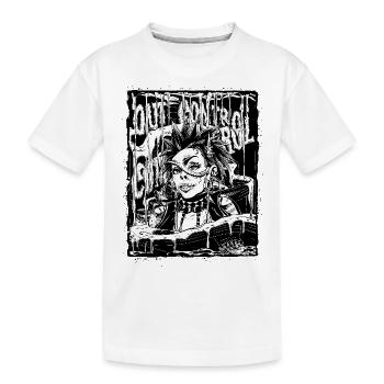 Außer Kontrolle geraten - Kinder Premium Bio T-Shirt - Weiß - Vorne