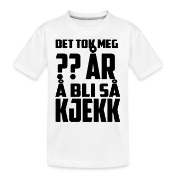 Il m'a fallu XX ans pour devenir aussi beau - T-shirt bio Premium Enfant - blanc - Devant