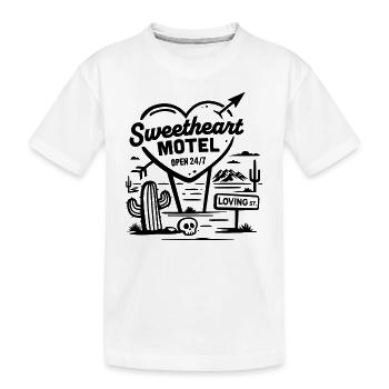 Sweetheart Motel - Kids' Premium Organic T-Shirt - white - Front