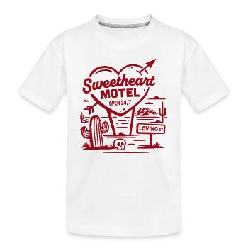 Sweetheart Motel - Kids' Premium Organic T-Shirt - white - Front