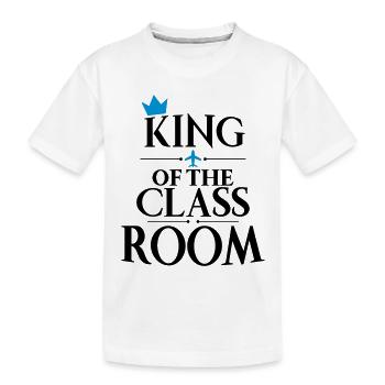 Schüler - Kinder Premium Bio T-Shirt - Weiß - Vorne