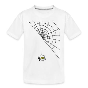 araignée - T-shirt bio Premium Enfant - blanc - Devant