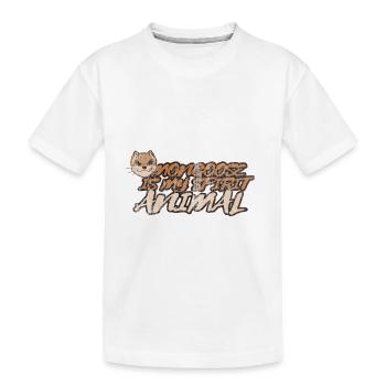 Mangouste - T-shirt bio Premium Enfant - blanc - Devant