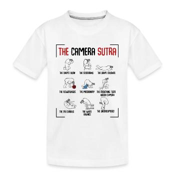 The Sutra Comic Panels Kunstwerk - Kinder Premium Bio T-Shirt - Weiß - Vorne