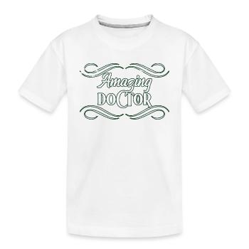 Arzt - Kinder Premium Bio T-Shirt - Weiß - Vorne