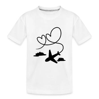 avion - T-shirt bio Premium Enfant - blanc - Devant