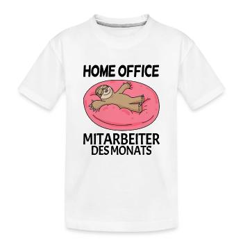 Mitarbeiter des Monats - Kinder Premium Bio T-Shirt - Weiß - Vorne