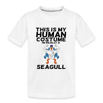 La mouette - T-shirt bio Premium Enfant - blanc - Devant