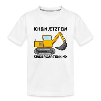 Kindergarten - Kinder Premium Bio T-Shirt - Weiß - Vorne