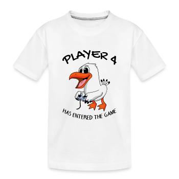 Deuxième bébé ou quatrième bébé - T-shirt bio Premium Enfant - blanc - Devant