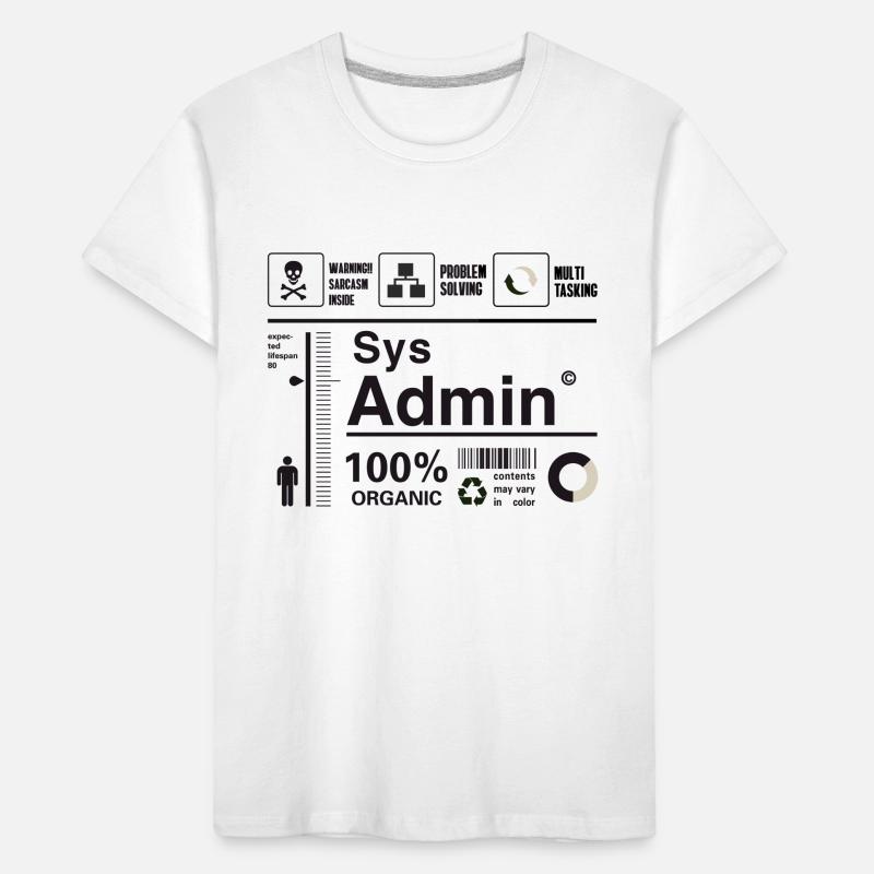 sys admin computer nerd pc kit programmer humor lo Kids' Premium Organic T-Shirt