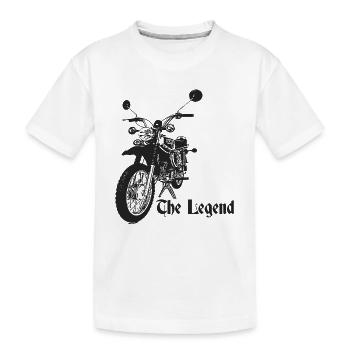 Simson - S51 - Enduro - La Légende - T-shirt bio Premium Enfant - blanc - Devant