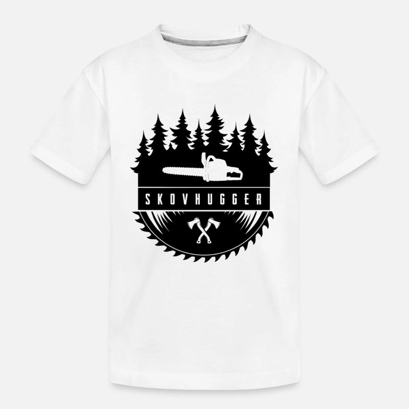 Bûcheron - T-shirt bio Premium Enfant - blanc