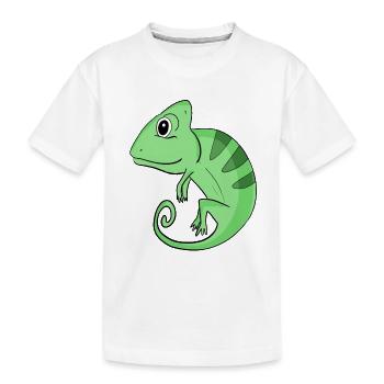 Caméléon - T-shirt bio Premium Enfant - blanc - Devant