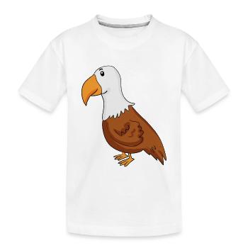 Aigle - T-shirt bio Premium Enfant - blanc - Devant