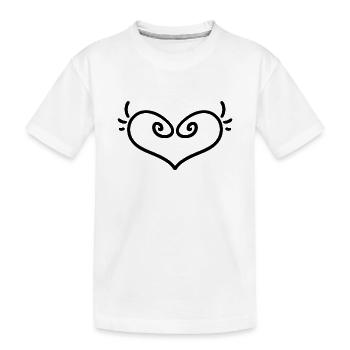 Ange du Cœur Ange Gardien - T-shirt bio Premium Enfant - blanc - Devant