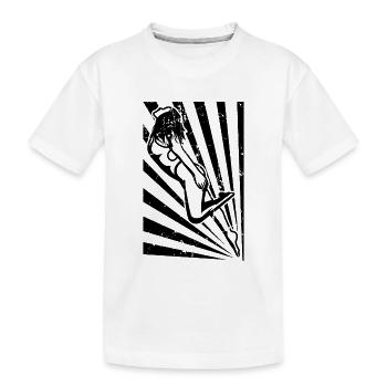 Nageur - T-shirt bio Premium Enfant - blanc - Devant