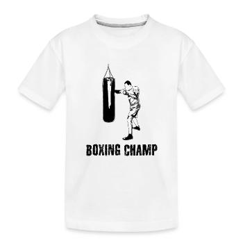 Motivation des boxeurs - T-shirt bio Premium Enfant - blanc - Devant