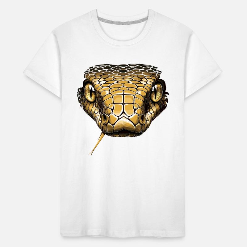 Snake Python Cobra Mamba Rattlesnake Snake Kids' Premium Organic T-Shirt