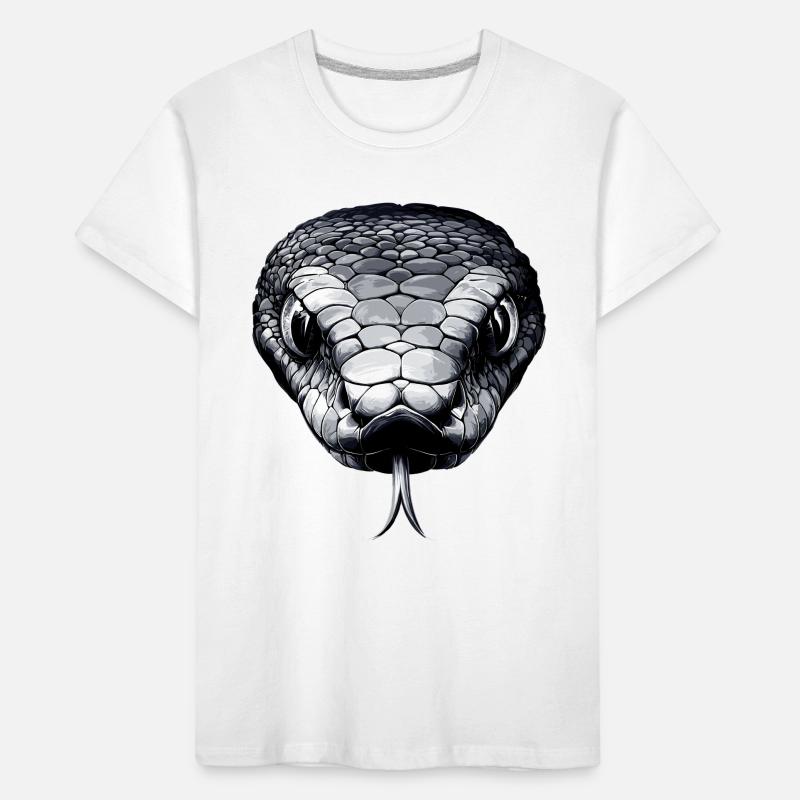 Serpent Python Cobra Mamba Serpent à sonnettes Serpent T-shirt bio Premium Enfant