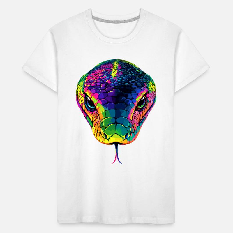 Serpent Python Cobra Mamba Serpent à sonnettes Serpent T-shirt bio Premium Enfant