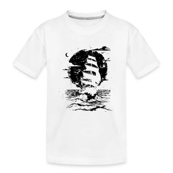 Voile - T-shirt bio Premium Enfant - blanc - Devant