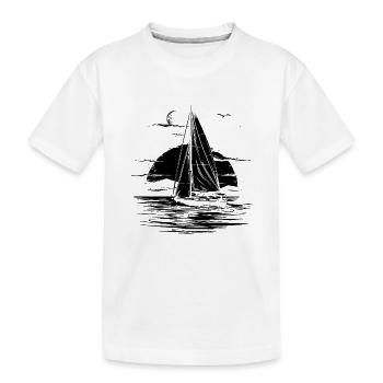 Voile - T-shirt bio Premium Enfant - blanc - Devant
