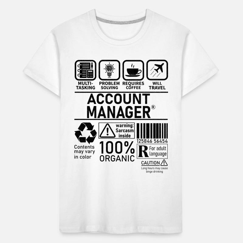 Gestionnaire de compte Résolution de problèmes multitâches T-shirt bio Premium Enfant