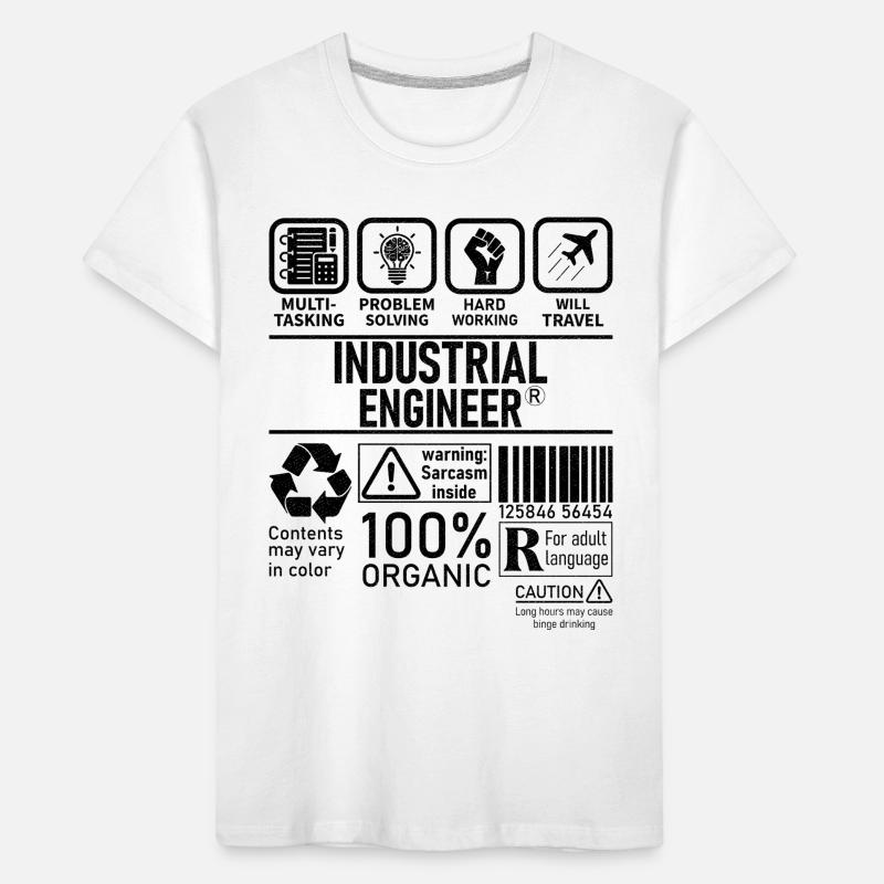 Industrial Engineer multi tasking problem solving Kids' Premium Organic T-Shirt