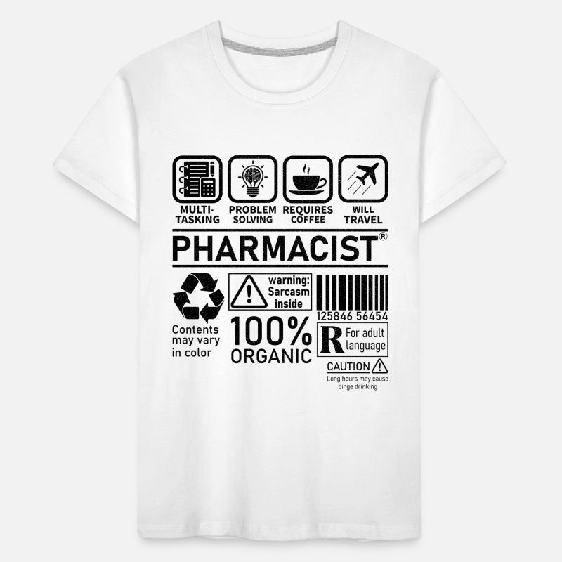 Pharmacist multi tasking problem solving Kinder Premium Bio T-Shirt
